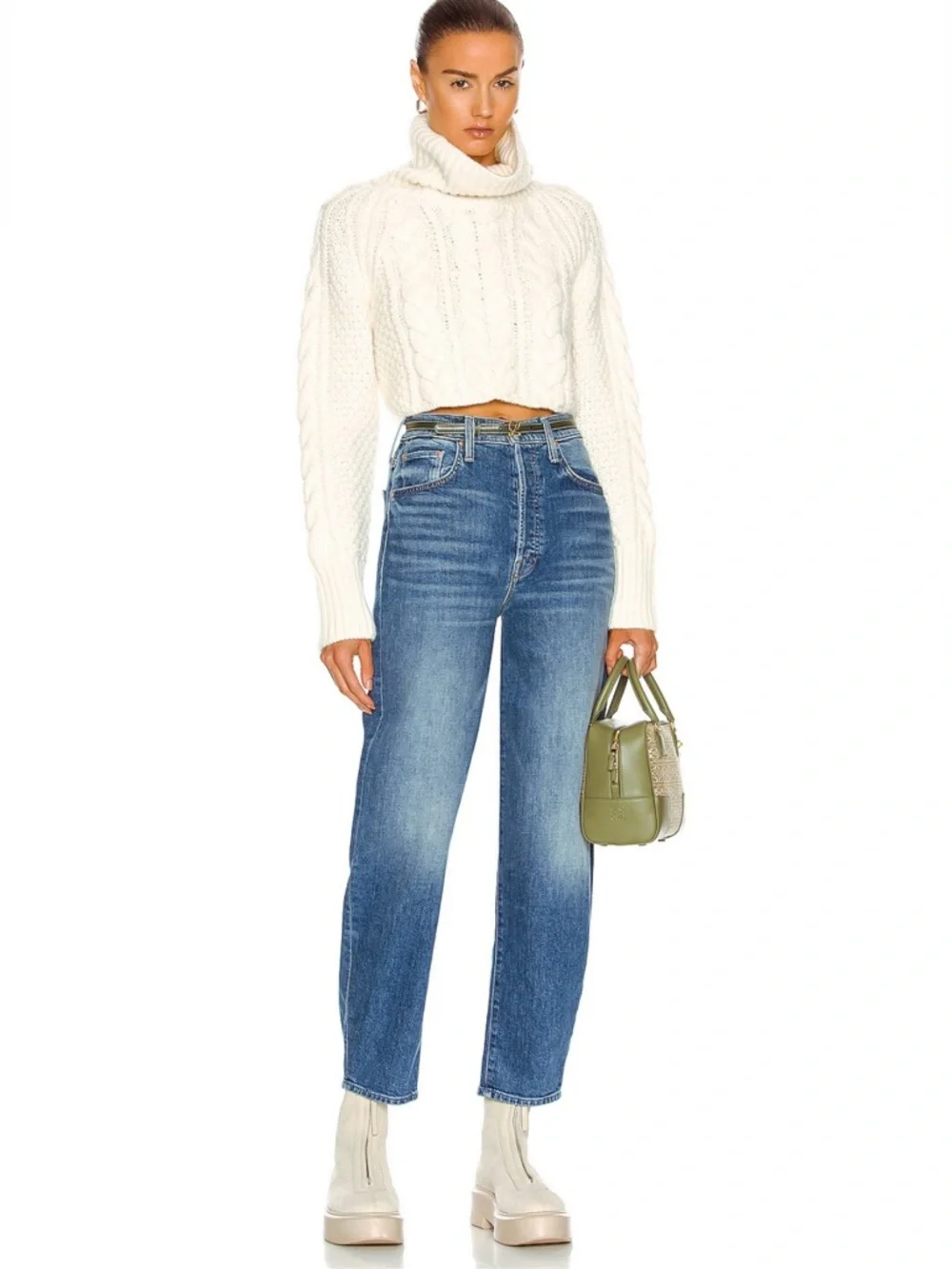 MOTHER The Curbside Ankle Jean Cowboys Don't Cry- Size 26 - Picture 14 of 14